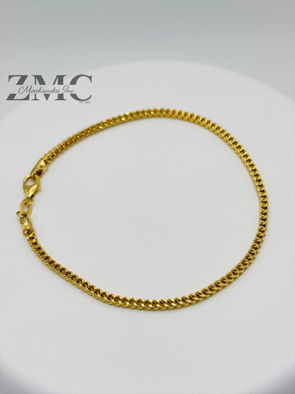 18K Gold Foxtail Bracelet