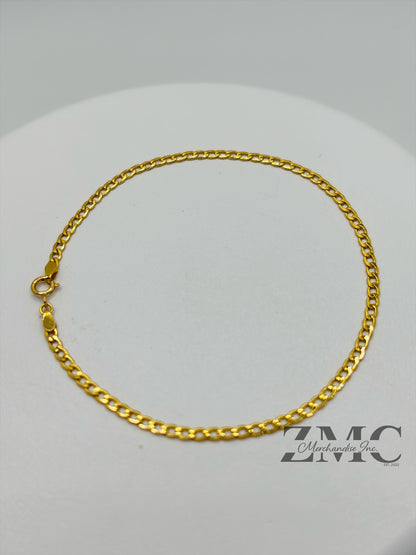 18K Gold Cadena Bracelet 2.4 mm
