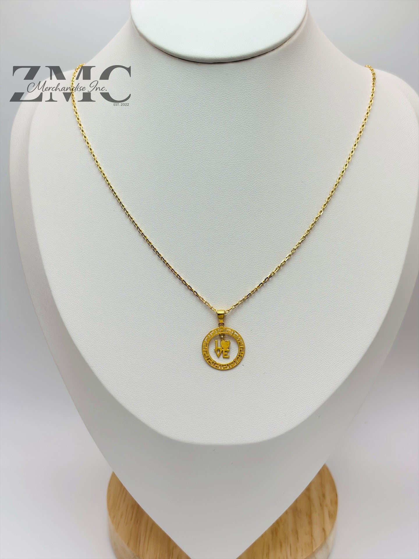 18K Gold Love Necklace