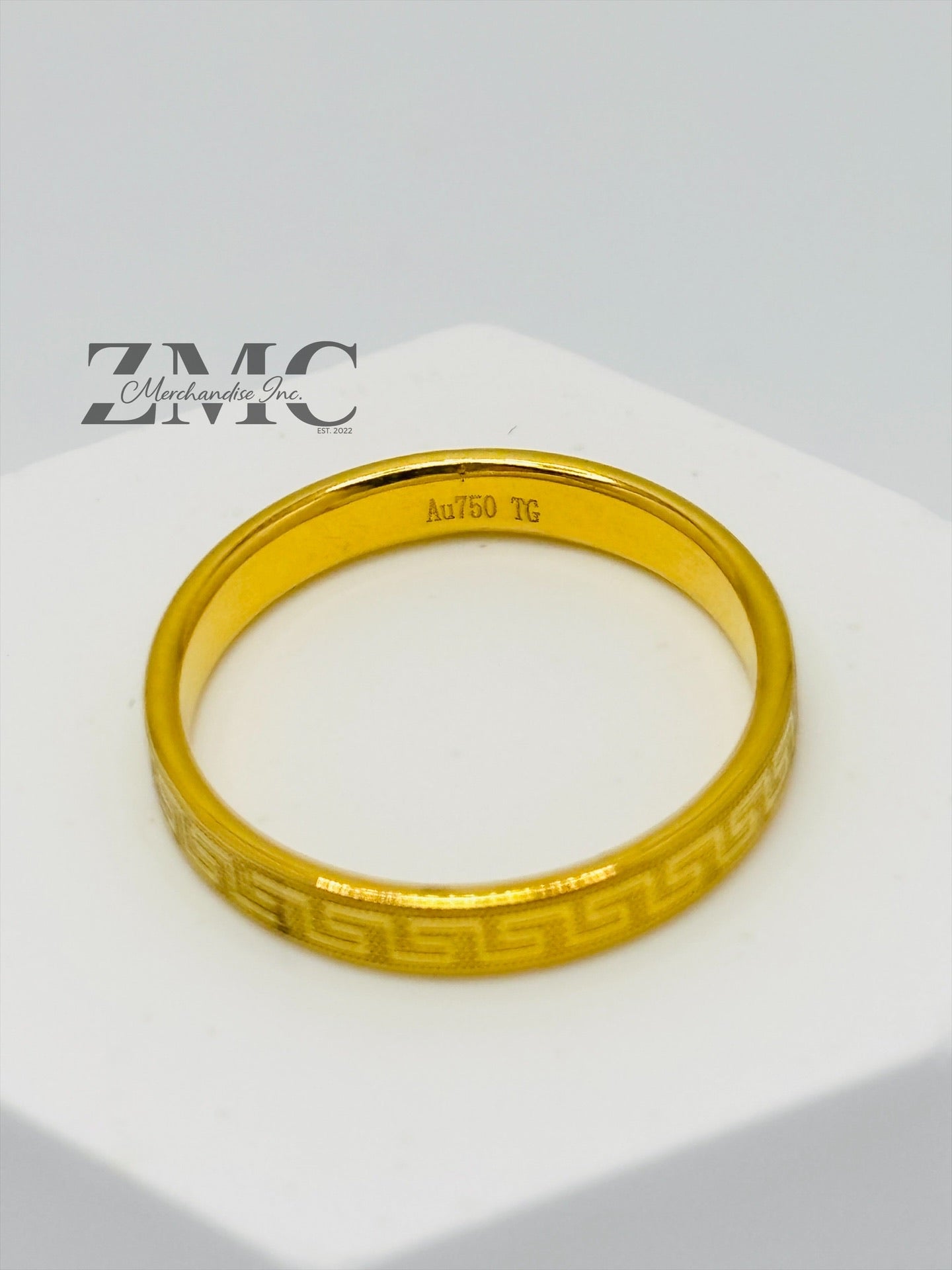 18K Gold Ver Couple Ring