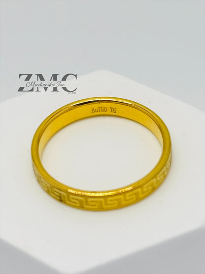 18K Gold Ver Couple Ring
