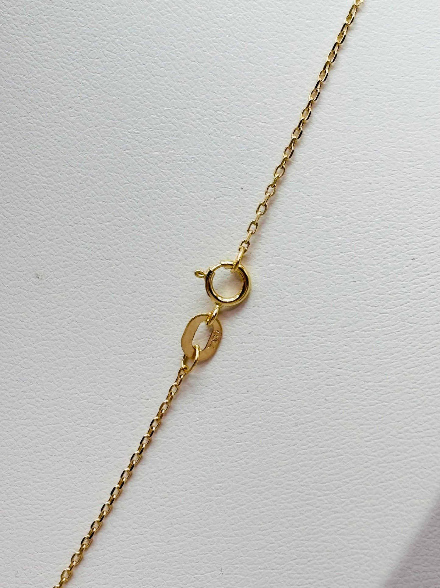 18K Gold Small Open Heart Earrings and Necklace Set