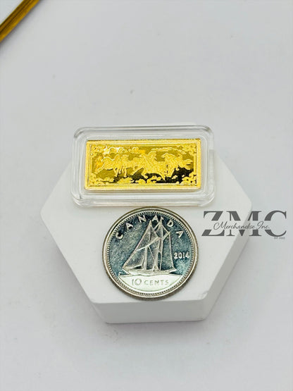 24K Gold Bar 1 gram with Certificate
