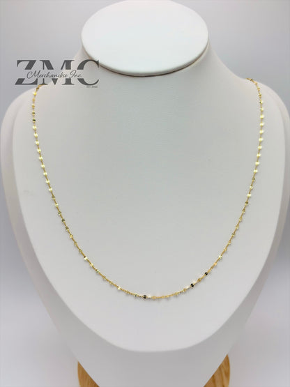 18K Gold Curb Chain