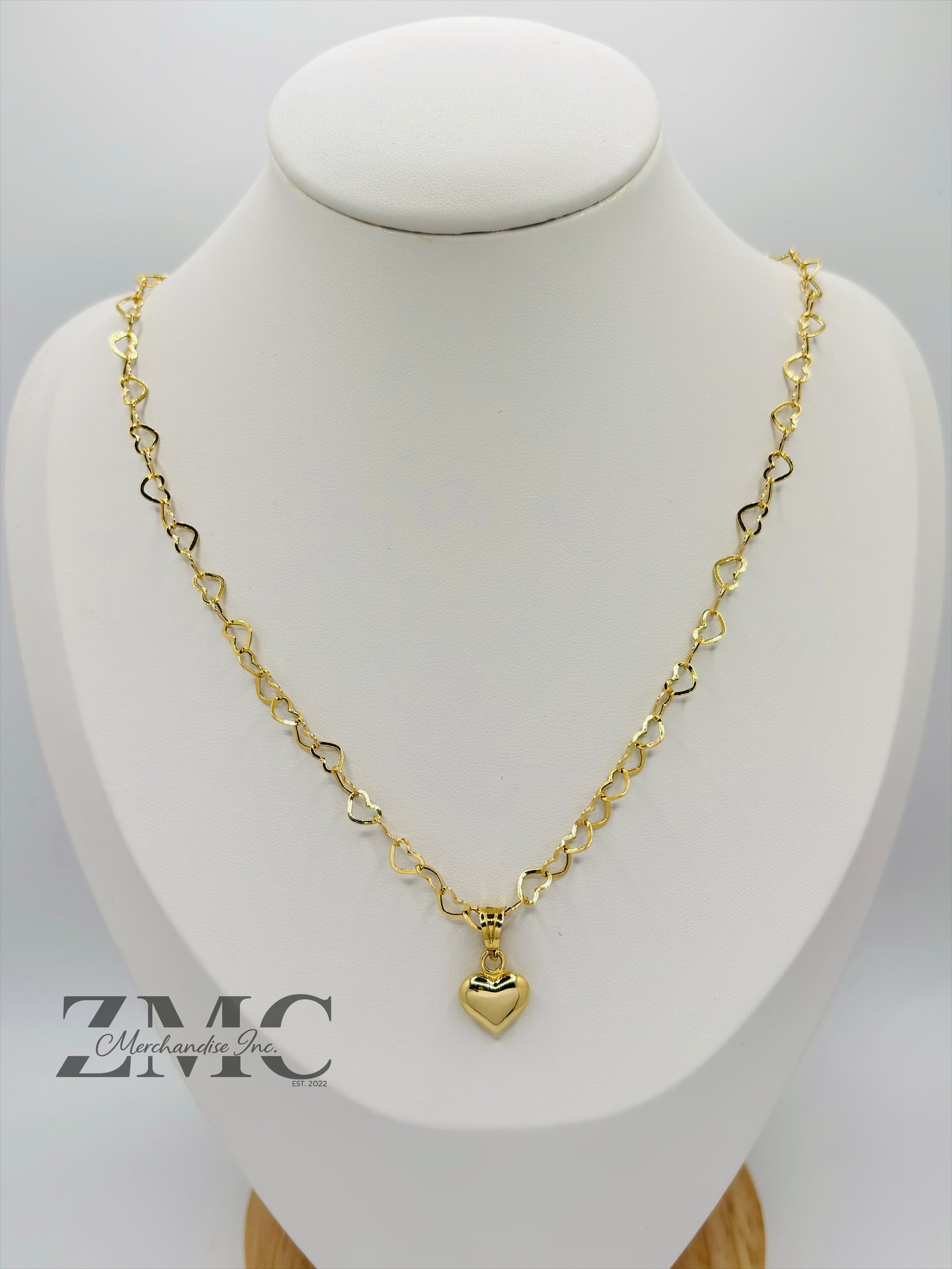 18K Gold Unlimited Heart Necklace