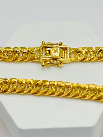 K18 Japan Gold Triple Lock Chain 4.8mm