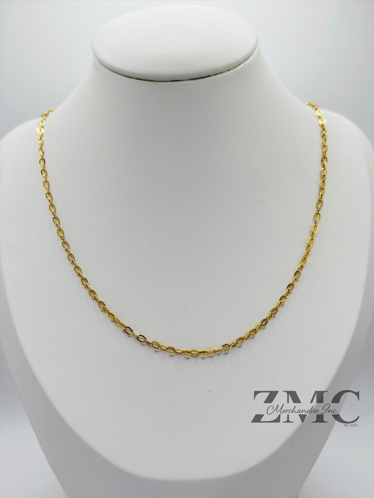 18K Gold Small Link Chain