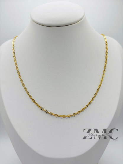 18K Gold Small Link Chain