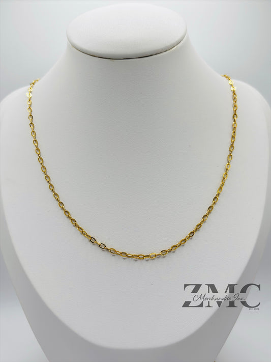 18K Gold Small Link Chain