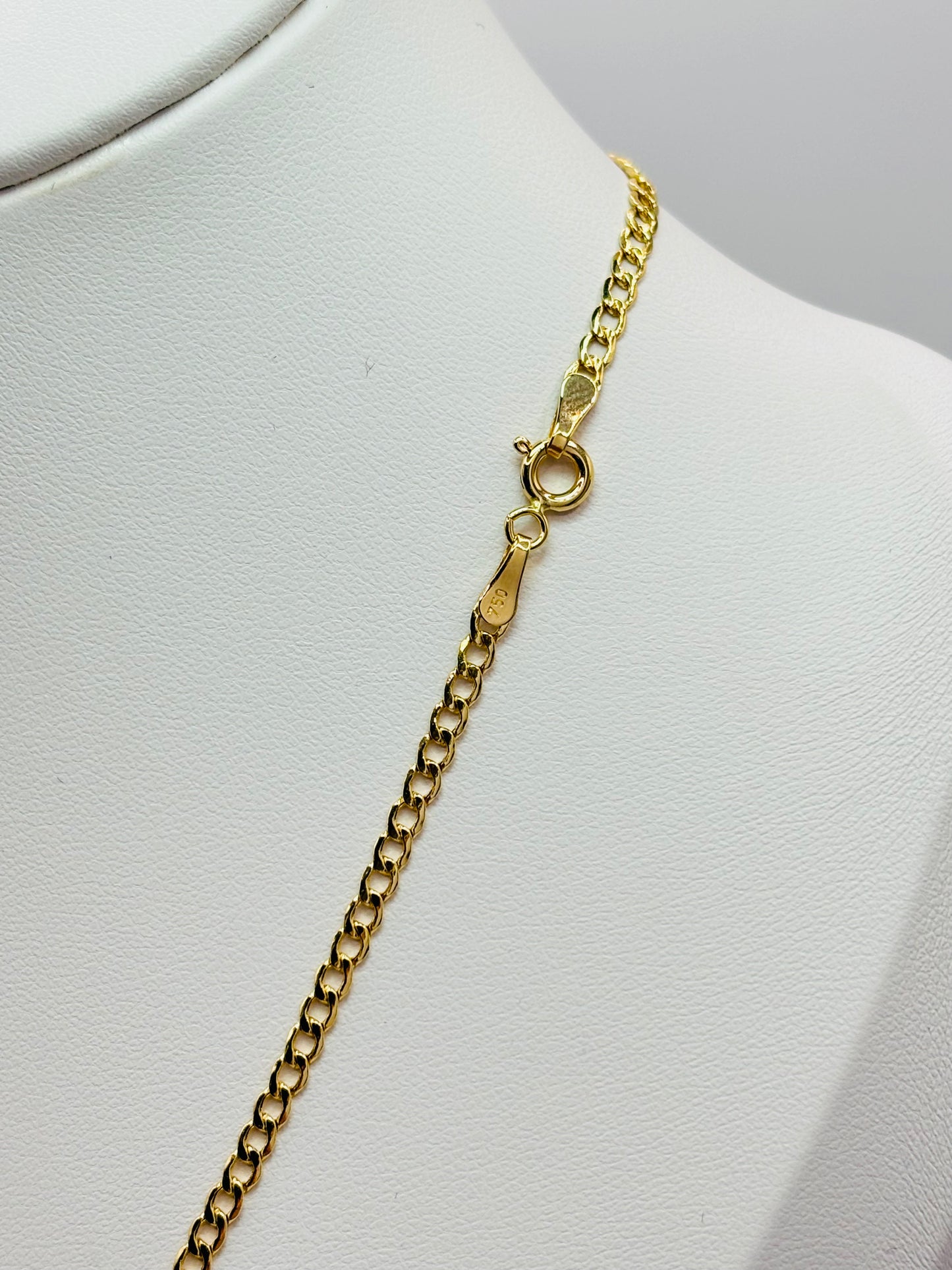 18K Gold Cross Rositas Necklace