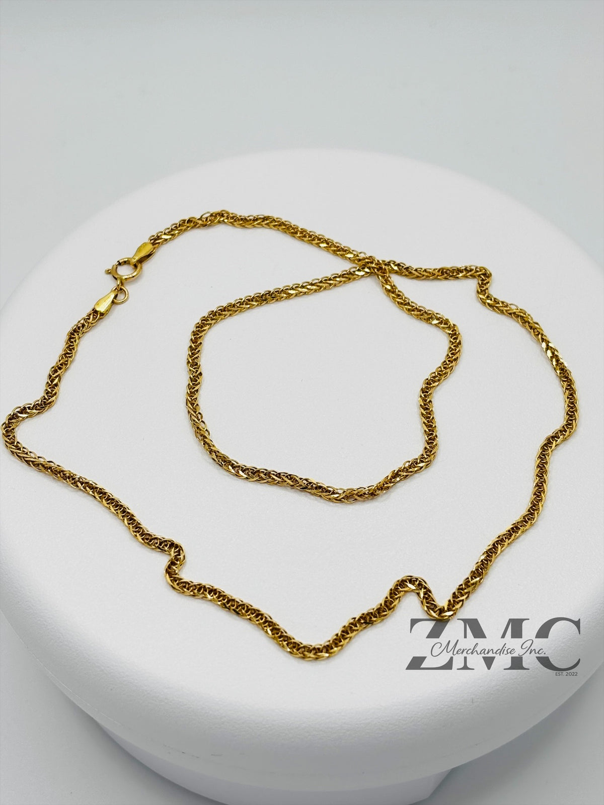 18K Gold Foxtail Chain