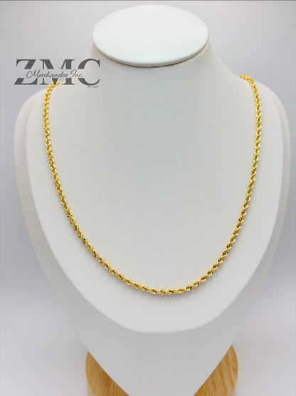 18K Gold Rope Chain