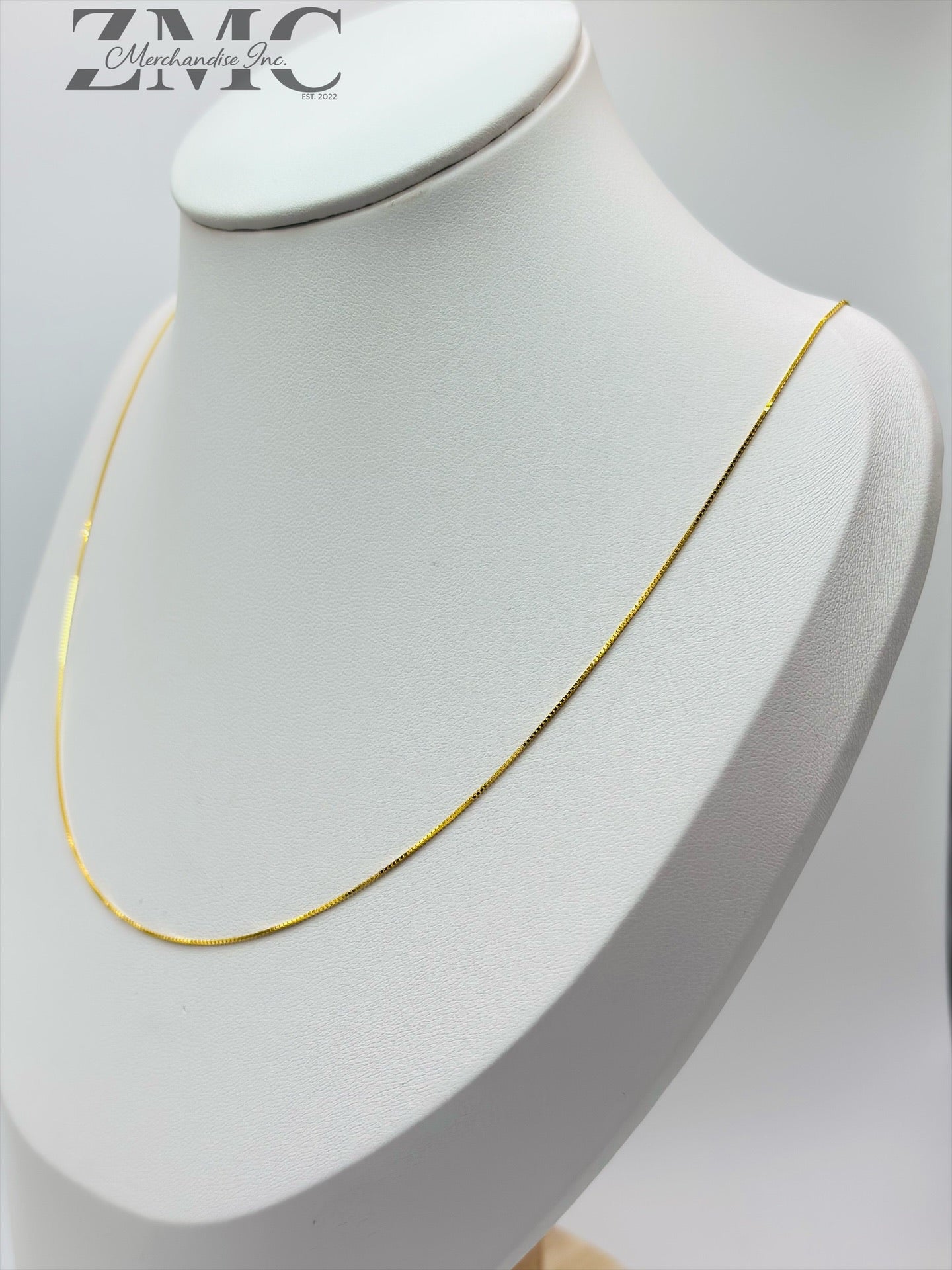 18K Gold Box Chain