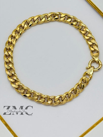 18K Gold Curb Bracelet