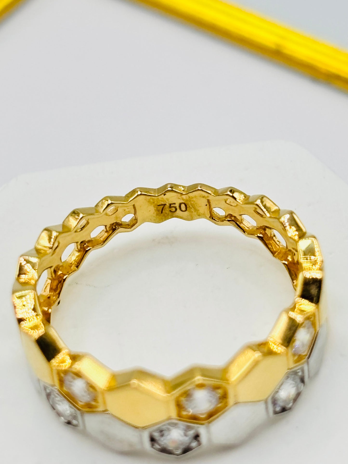 18K Gold Two-tone Ring