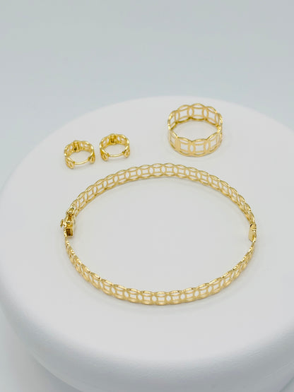 18K Gold Money Catcher Set