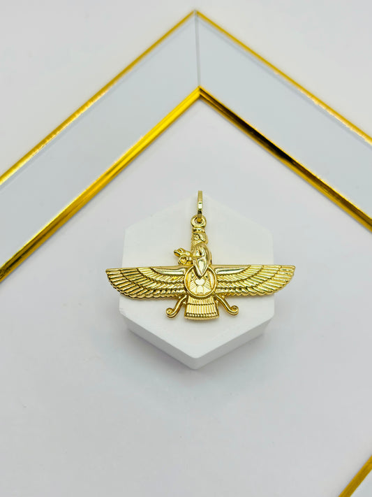 18K Gold Farvahar Pendant