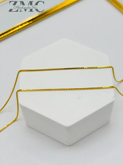 18K Gold Box Chain