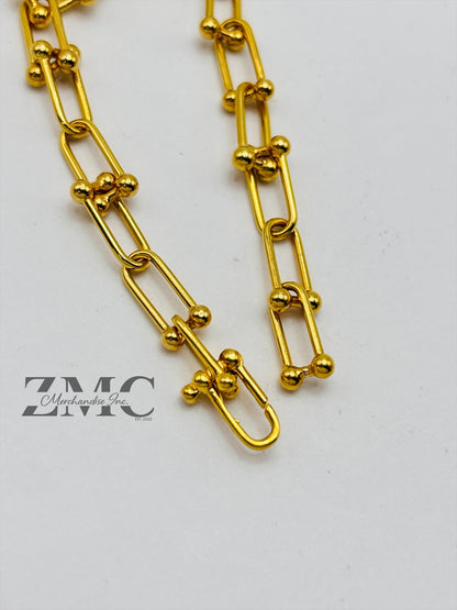 18K Gold Hardware Bracelet