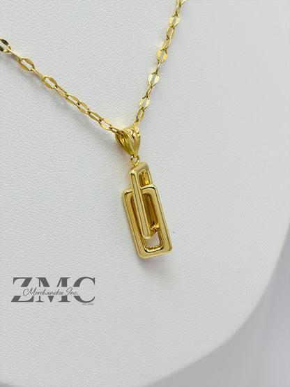 18K Gold Boteg*a Necklace