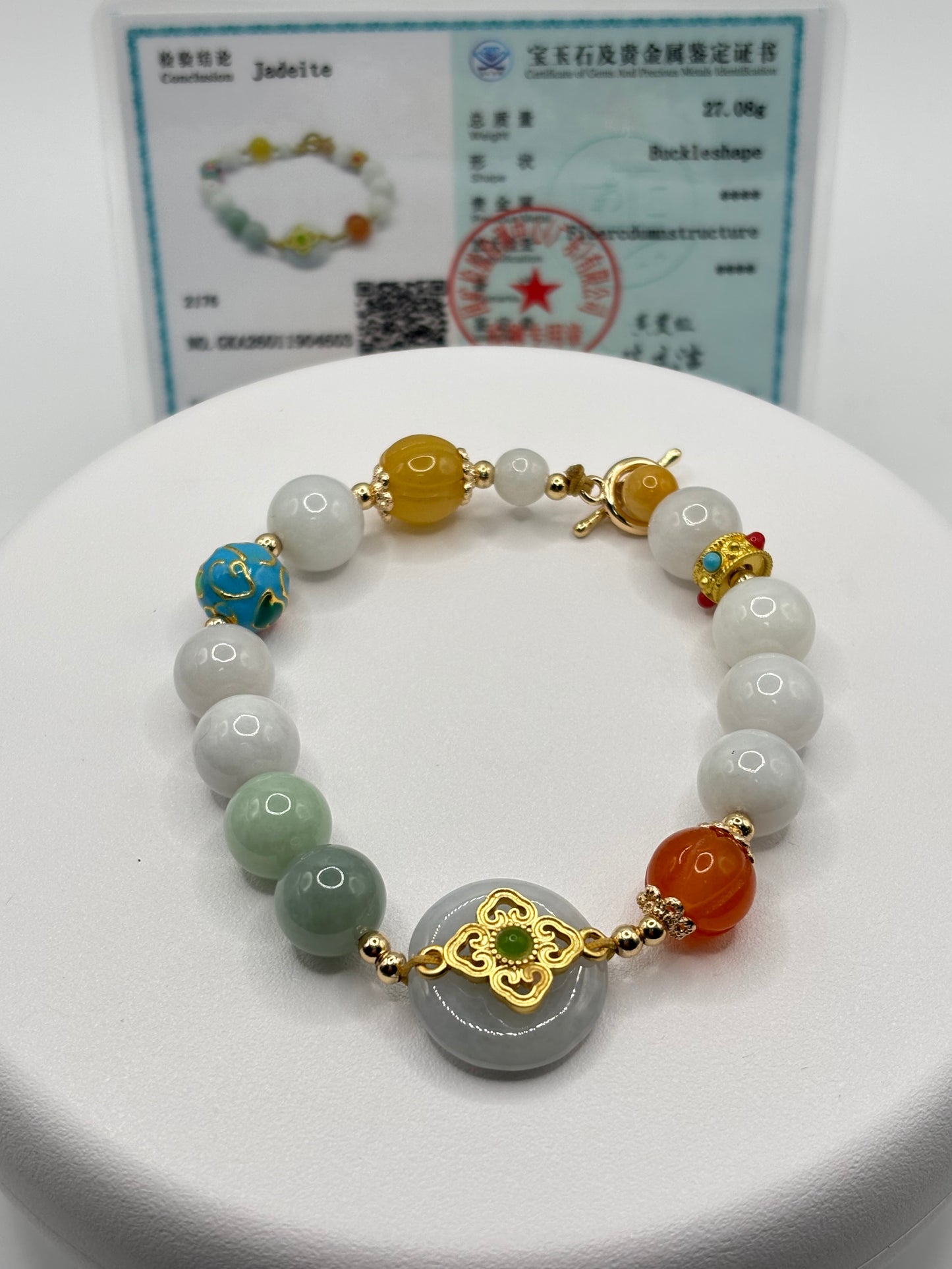 Natural Jade with Certificate