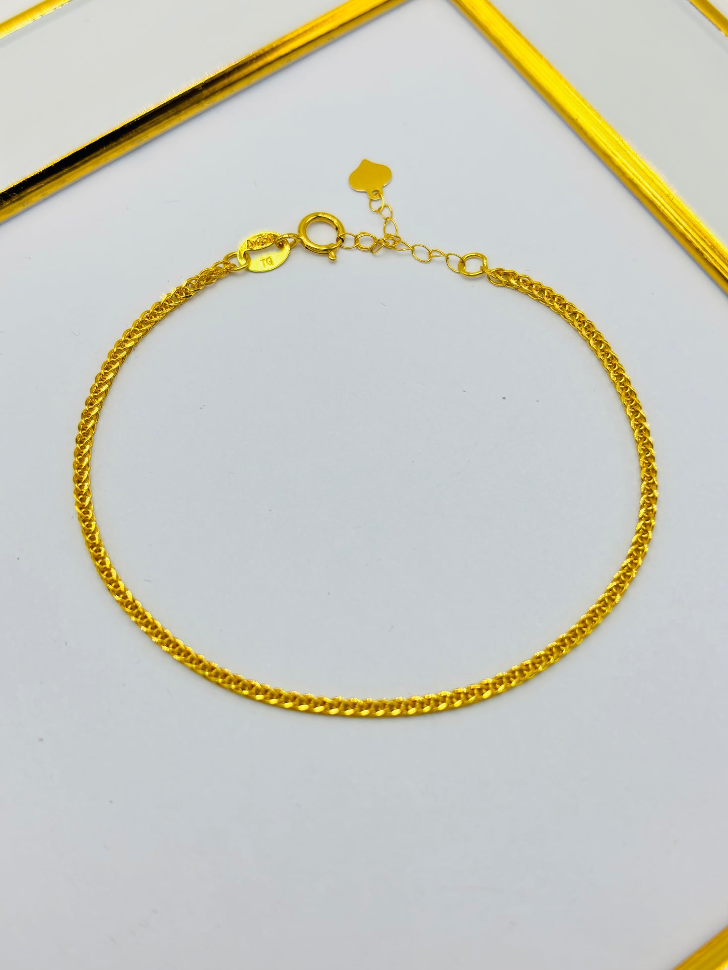 18K Gold Foxtail Bracelet