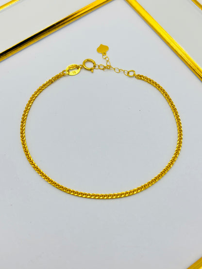 18K Gold Foxtail Bracelet