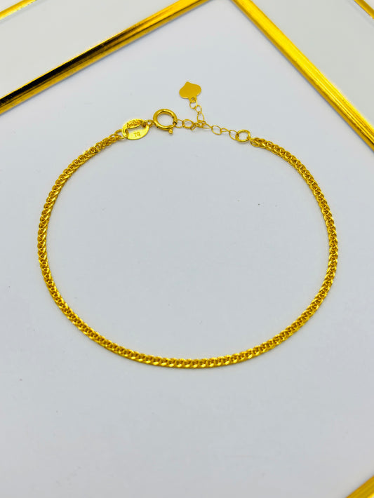 18K Gold Foxtail Bracelet