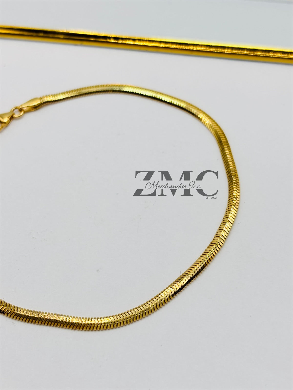 18K Gold Herringbone Bracelet