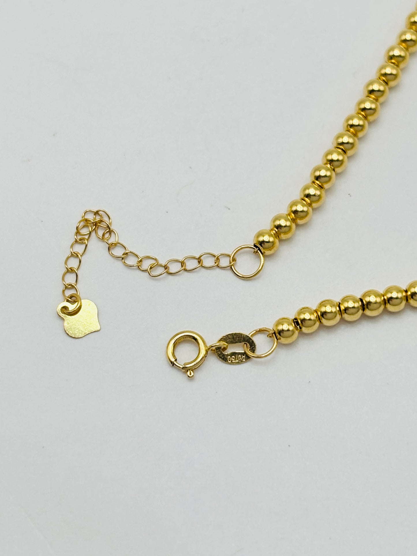 18K Gold Crown Bubble Bracelet
