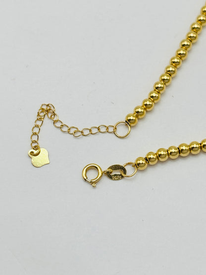 18K Gold Crown Bubble Bracelet