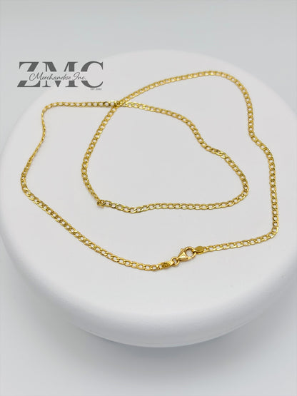 18K Gold Curb Chain