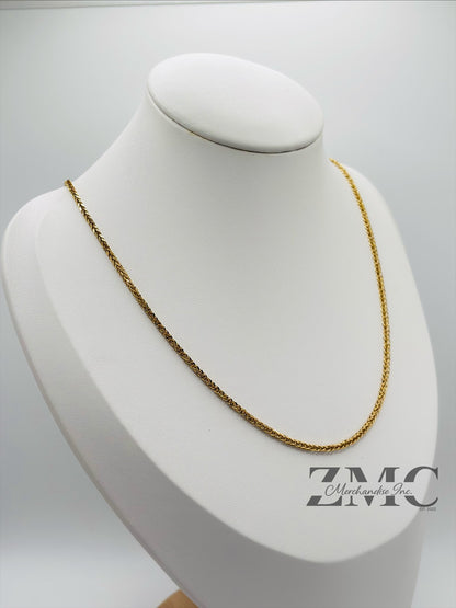 18K Gold Foxtail Chain