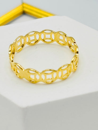 K18 Japan Money Catcher Ring