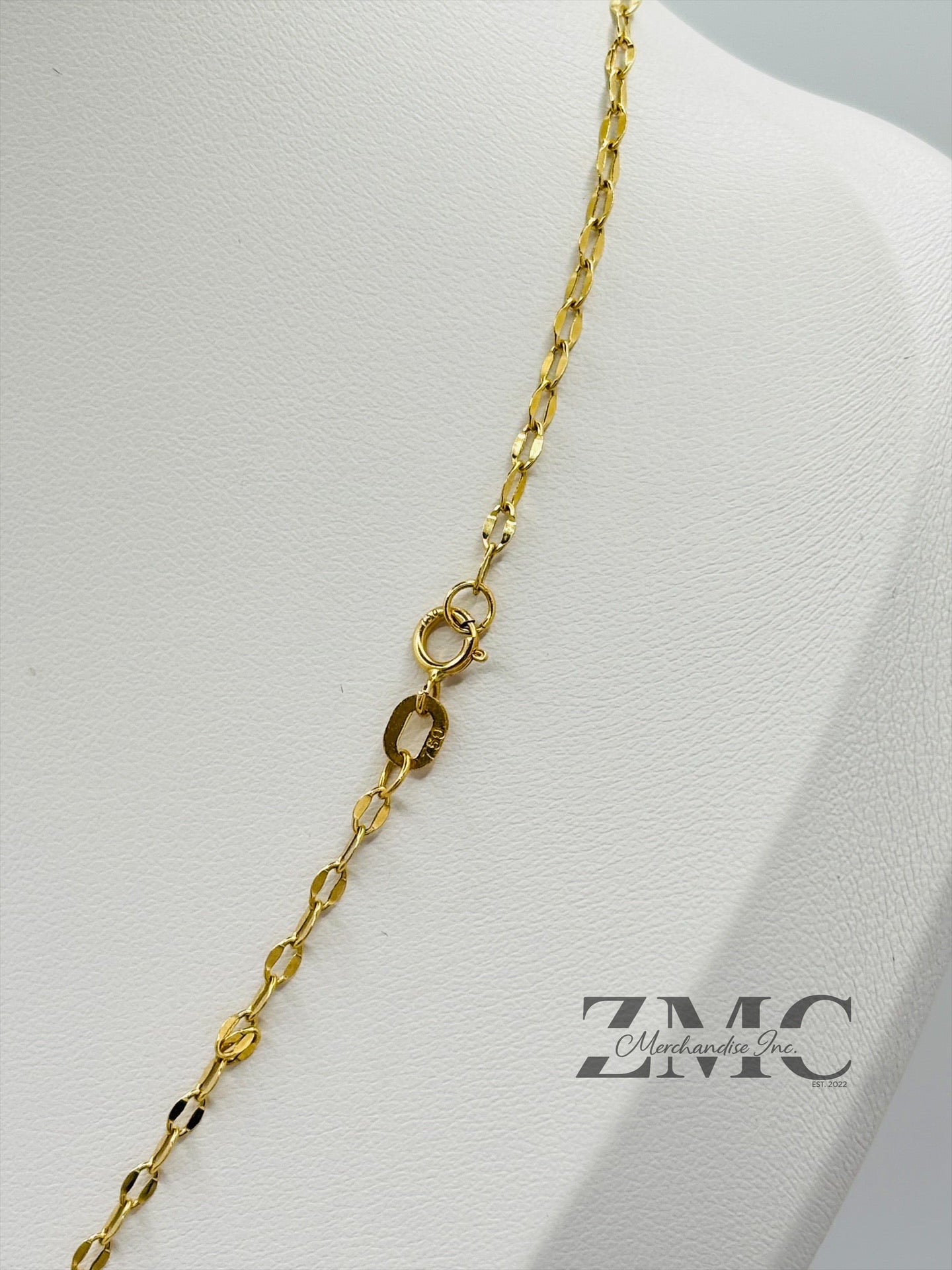 18K Gold Heart Dancing Necklace