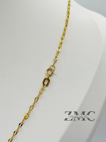 18K Gold Heart Dancing Necklace