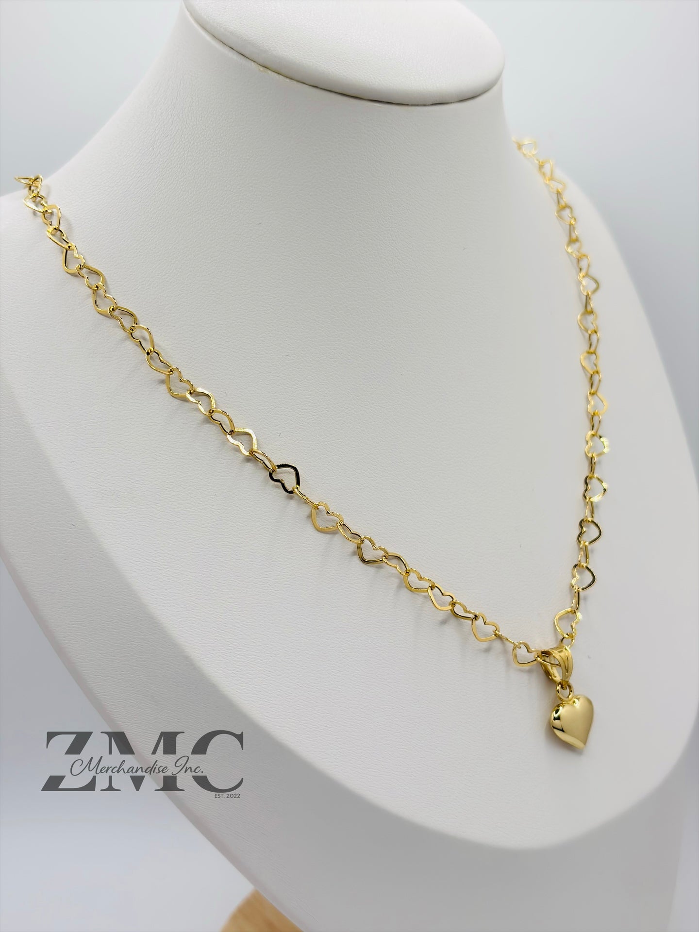 18K Gold Unlimited Heart Necklace