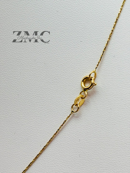 18K Gold Heart & Anchor Necklace