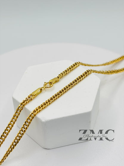 18K Gold Anchor Necklace