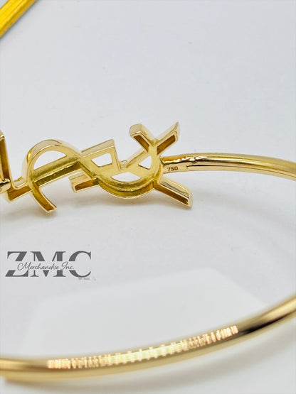 18K Gold Bangle
