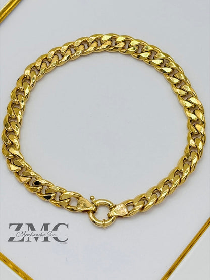 18K Gold Curb Bracelet