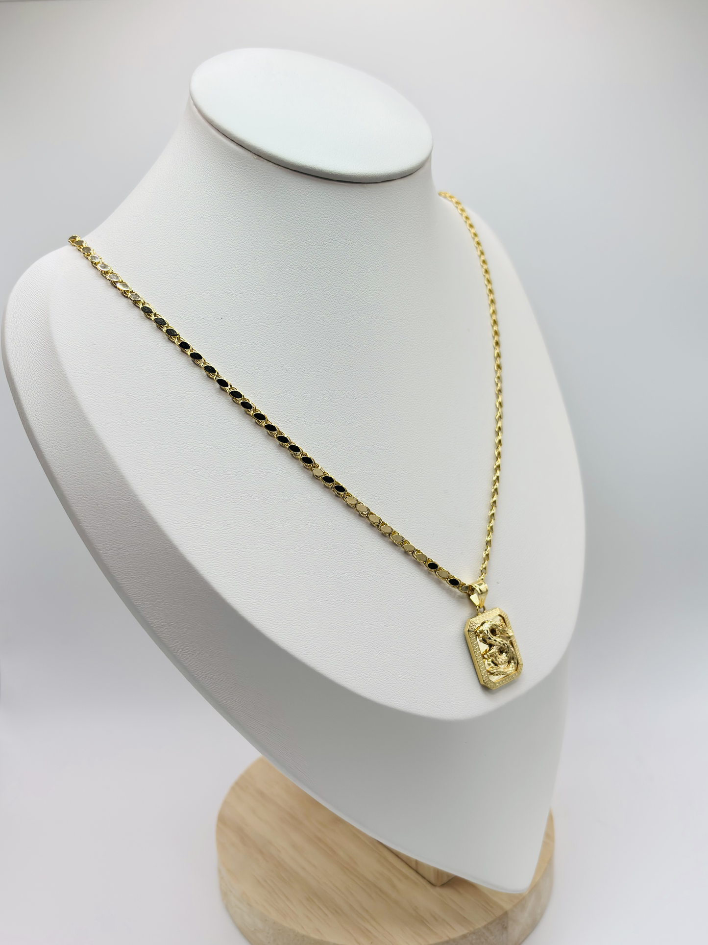 18K Gold Dragon Necklace