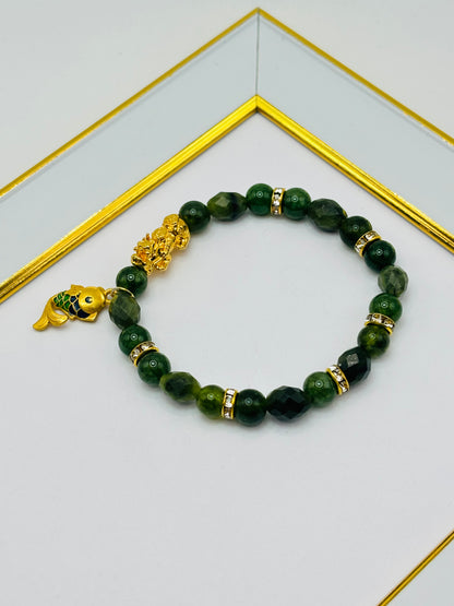 18K Gold  Lucky Piyao/ Pi Xiu Jade  ( Hollow Empty Inside) Medium Size