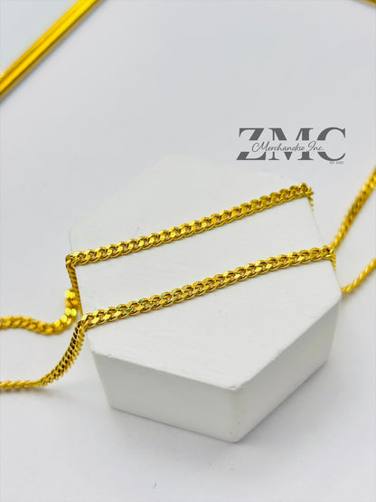 18K Gold Curb Chain