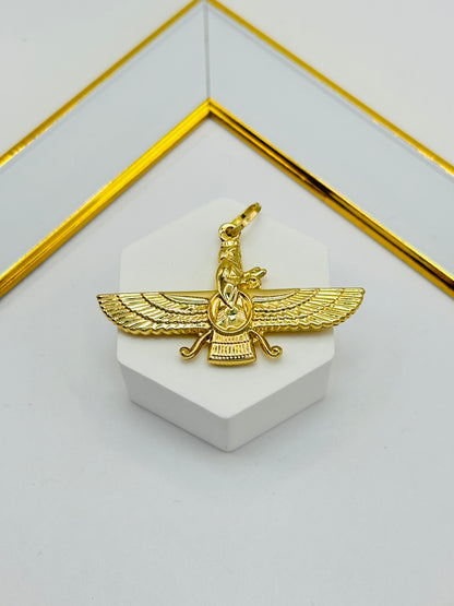18K Gold Farvahar Pendant