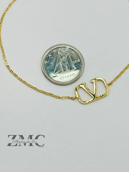 18K Gold V Bracelet