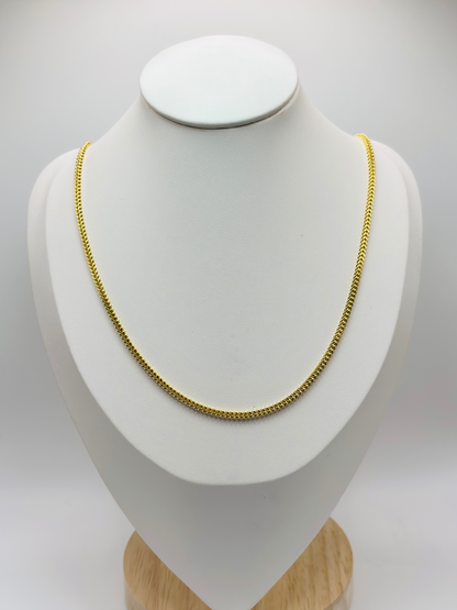 18K Gold Foxtail Men's Chain