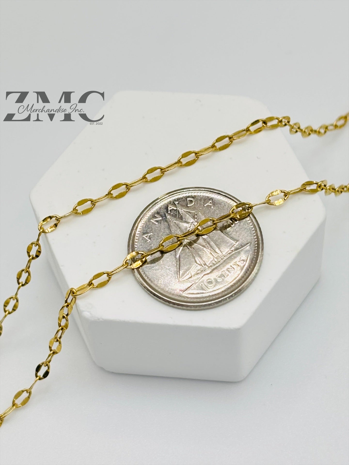 18K Gold Dancing Chain
