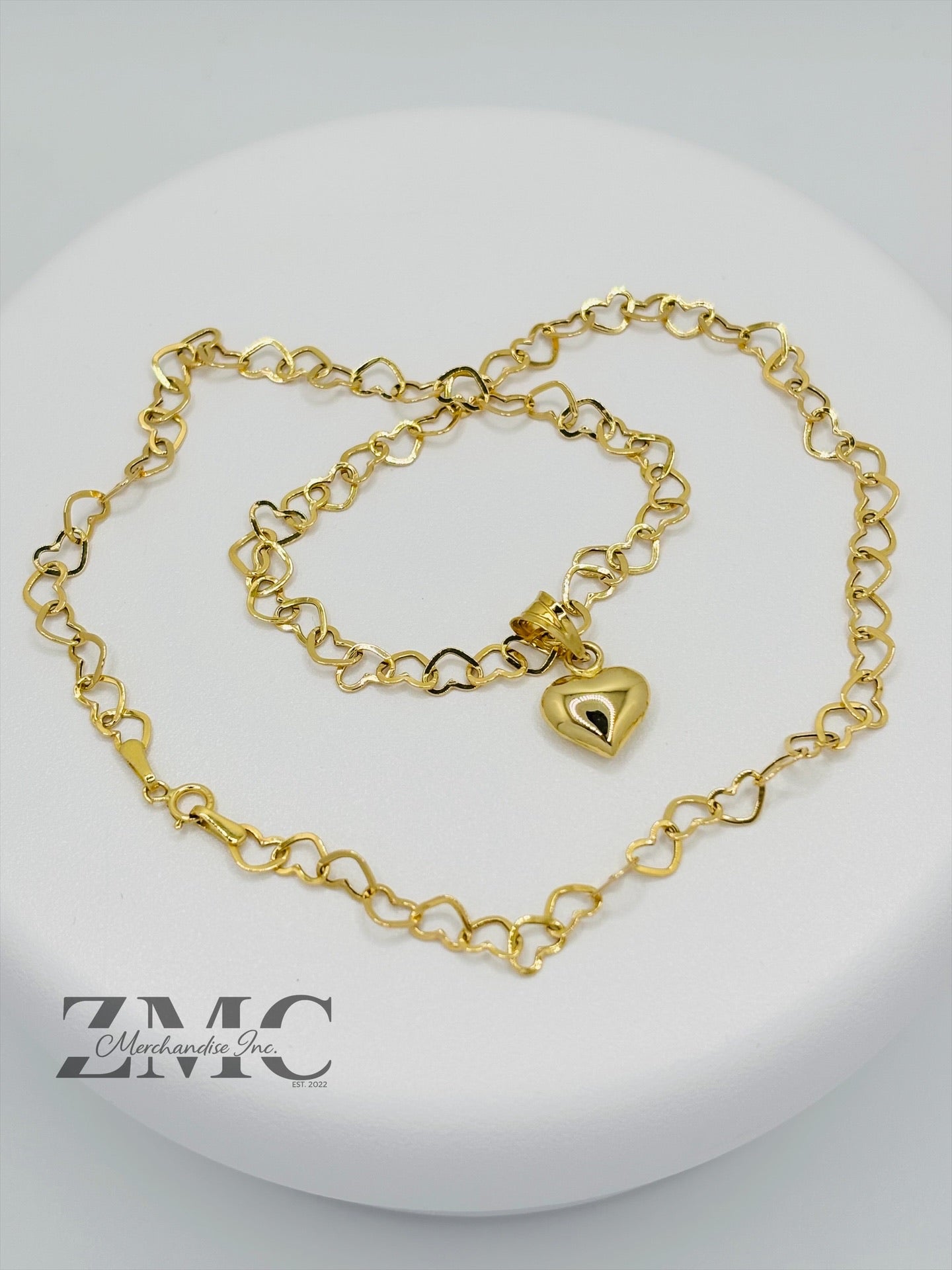 18K Gold Unlimited Heart Necklace