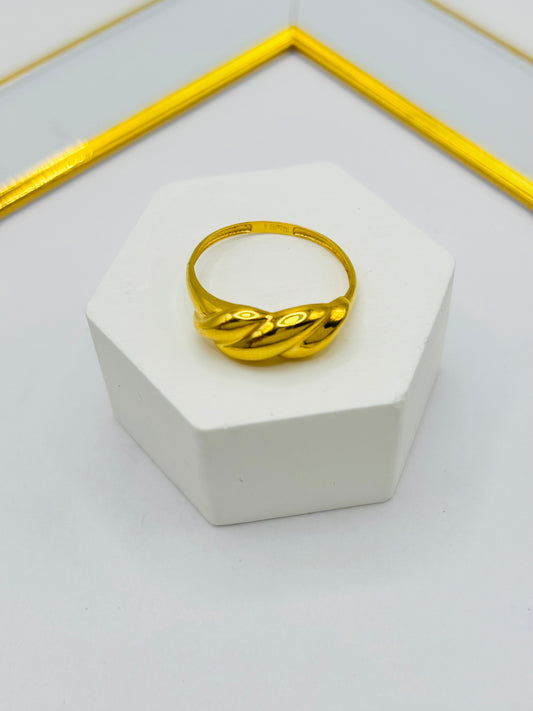 18K Gold Twisted Ring